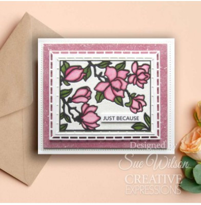 Creative Expressions- Sue Wilson- Frames & Tags Collection- Magnolia Cover Plate Craft Die