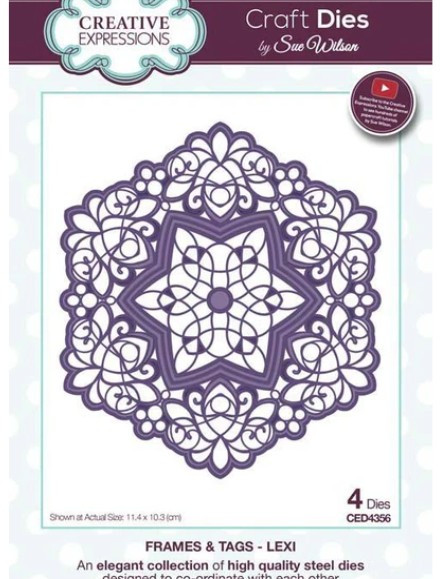 Creative Expressions- Sue Wilson- Frames and Tags Collection- Lexi Die