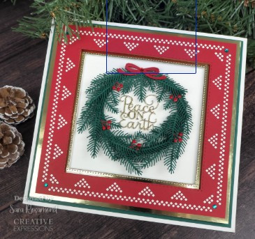 Creative Expressions- Sue Wilson- Festive Collection- Holly & Pine Floral Panels Craft Die