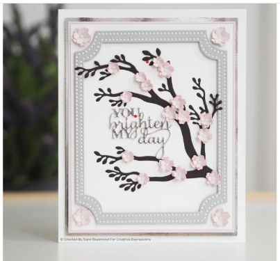 Creative Expressions- Sue Wilson- Finishing Touches Collection- Cherry Blossoms Craft Die