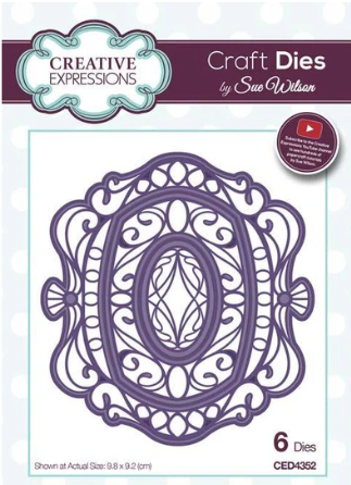 Creative Expressions- Sue Wilson- Frames and Tags Collection- Caroline Die