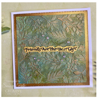 Creative Expressions- Sue Wilson- Finishing Touches Collection- Fabulous Foliage Craft Die