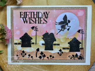 Creative Expressions- Jamie Rodgers- Fairy Village Collection- Floral Dwellings Craft Die