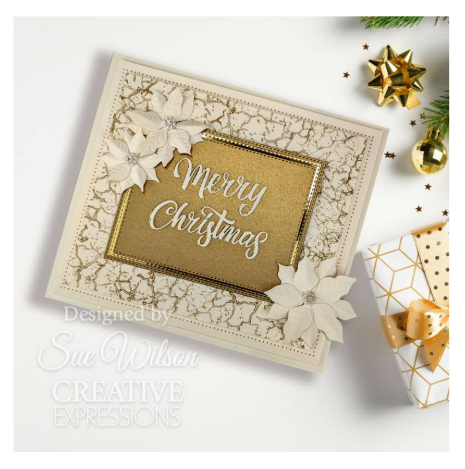 Creative Expressions- Sue Wilson- Festive Collection- Stylish Poinsettia Craft Die