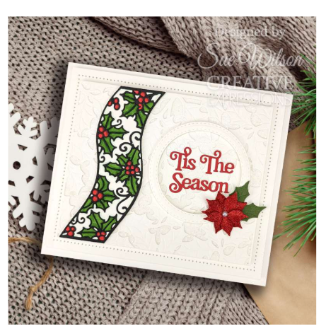 Creative Expressions- Sue Wilson- Festive Collection- Stylish Poinsettia Craft Die