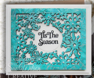 Creative Expressions- Sue Wilson- Festive Collection- Snowflake Floating Frame Craft Die
