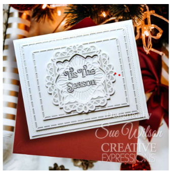 Creative Expressions- Sue Wilson-Festive Collection- Pinwheel Snowflake Craft Die