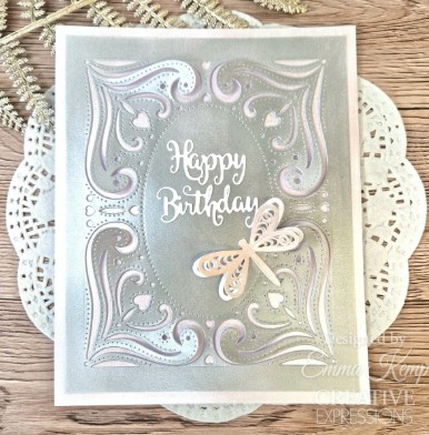 Creative Expressions- Jamie Rodgers - Pierced Collection- Oval Heart Frame Craft Die