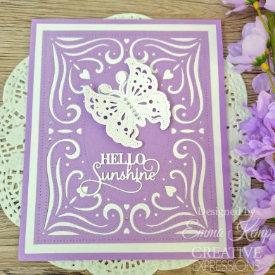 Creative Expressions- Jamie Rodgers - Pierced Collection- Oval Heart Frame Craft Die