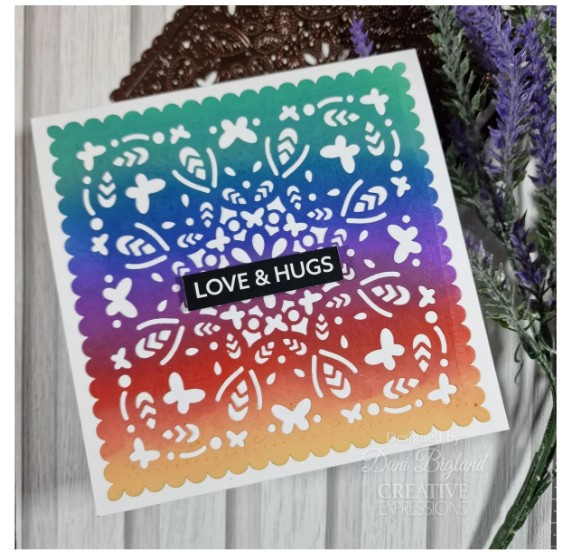 Creative Expressions- Jamie Rodgers- Butterfly Background Craft Die