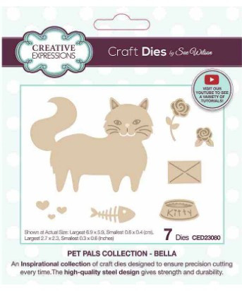 Creative Expressions- Sue Wilson- Pet Pals Collection- Bella Craft Die