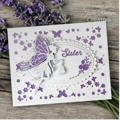 Creative Expressions- Jamie Rodgers- Butterfly & Flowers Frame Craft Die