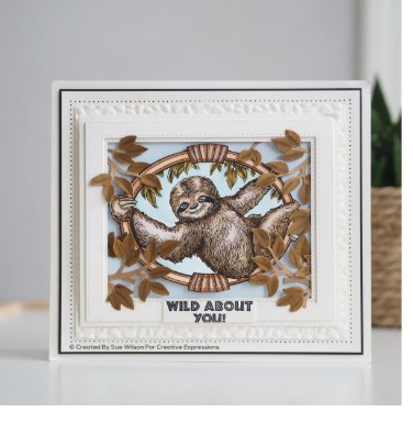 Creative Expressions- Sue Wilson- Safari Collection- Sloth Craft Die