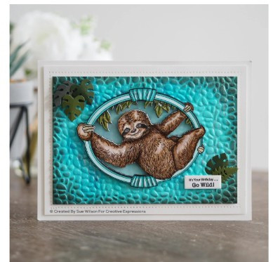 Creative Expressions- Sue Wilson- Safari Collection- Sloth Craft Die