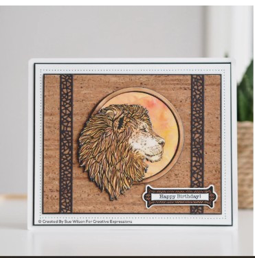 Creative Expressions Sue Wilson Safari Collection Lion Craft Die