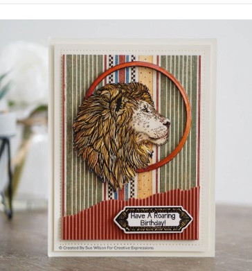 Creative Expressions Sue Wilson Safari Collection Lion Craft Die