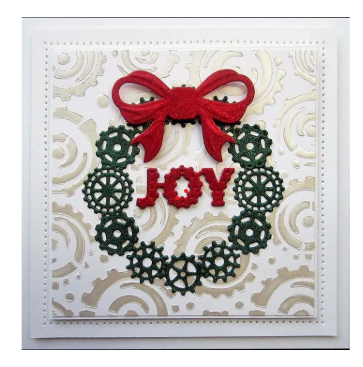 Creative Expressions- Suw Wilson- Festive Collection- Industrial Chic Wreath
