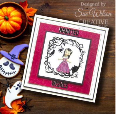 Creative Expressions- Sue Wilson- Halloween Collection- Boo To You Frame Craft Die