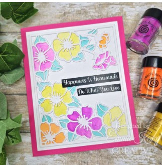 Creative Expressions- Sue Wilson- Frames & Tags Collection- Wild Rose Cover Plate