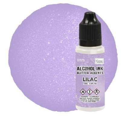 Couture Creations Glitter Accents Alcohol Ink 12mL Lilac