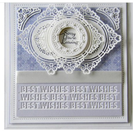 Creative Expressions- Sue WIlson- Special Occasion Collection- Ornate Framed Happily Ever After