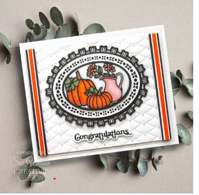 Creative Expressions- Sue Wilson- Stained Glass Collection- Harvest Craft Die