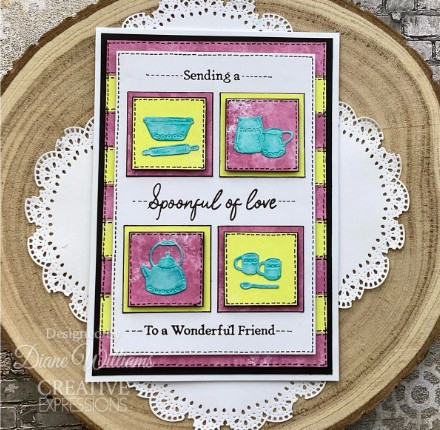 Creative Expressions- Sam Poole- Rustic Homestead- Kitchen Shelf Accessories Craft Die