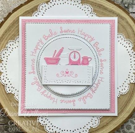 Creative Expressions- Sam Poole- Rustic Homestead- Kitchen Shelf Accessories Craft Die