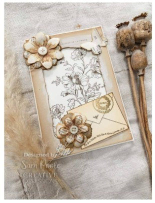Creative Expressions- Sam Poole- Shabby Basics- Shabby Butterflies Craft Die