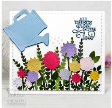 Creative Expressions- Sue Wilson- Mini Expressions- All Things Grow With Love Craft Die