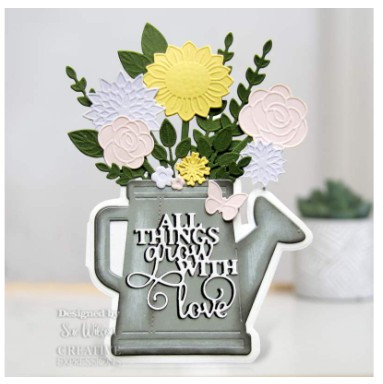 Creative Expressions- Sue Wilson- Mini Expressions- All Things Grow With Love Craft Die