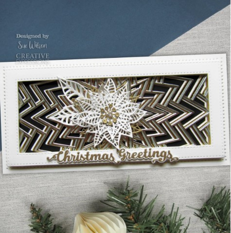Creative Expressions- Sue Wilson- Slimline Collection- Star Bursts Craft Die