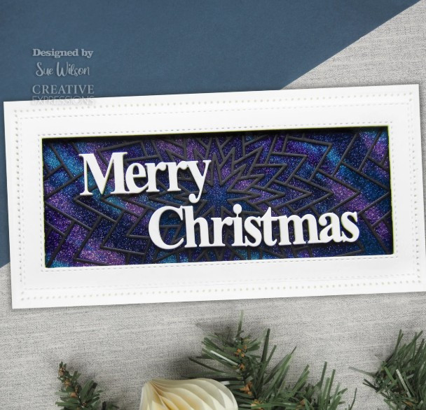 Creative Expressions- Sue Wilson- Slimline Collection- Star Bursts Craft Die