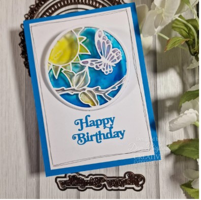 Creative Expressions- Sue Wilson- Stained Glass Collection- Butterfly Craft Die