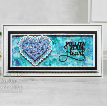 Creative Expressions- Sue Wilson- Mini Expressions- Follow Your Heart Die