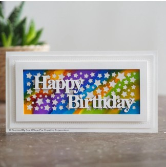 Creative Expressions- Sue Wilson- Slimline Collection- Essential Frames Craft Die