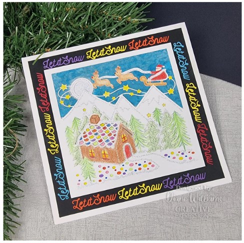 Creative Expressions- Jamie Rodgers- Pierced Collection- Let It Snow Craft Die