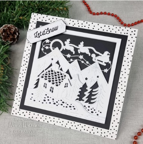 Creative Expressions- Jamie Rodgers- Pierced Collection- Let It Snow Craft Die