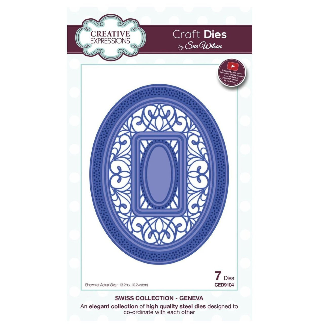 Creative Expressions- Sue Wilson- Swiss Collection - Geneva Craft Die