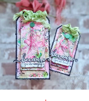 Creative Expressions- 3D Embossing Folder- Peony Blooms 6inx6in