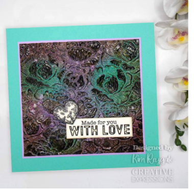 Creative Expressions- 3D Embossing Folder- Peony Blooms 6inx6in