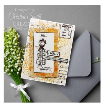 Creative Expressions- Taylor Made Journals- 6 in x 6 in Stencil- Starburst