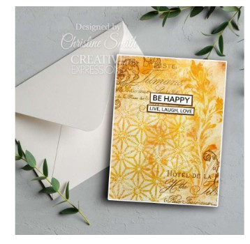 Creative Expressions- Taylor Made Journals- 6 in x 6 in Stencil- Starburst