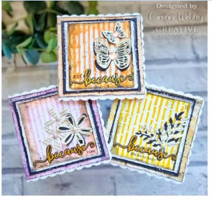 Creative Expressions- DL Stencil 4 in x 8 in- Bamboo Sticks