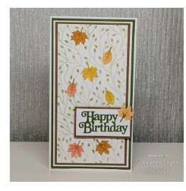 Creative Expressions- DL Stencil 4 in x 8 in- Branching Out