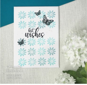 Creative Expressions- Mini Stencil- Daisy Doo 4 in x 3 in