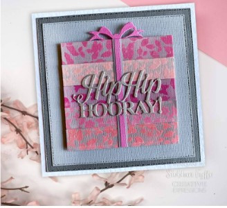 Creative Expressions- Washi Strip Layering Stencil- Breezy Blooms