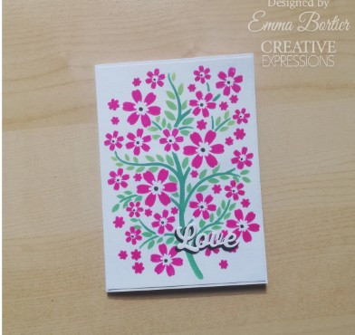 Creative Expressions- Mini Triple Layering Stencil-Blossom Tree Set of 3
