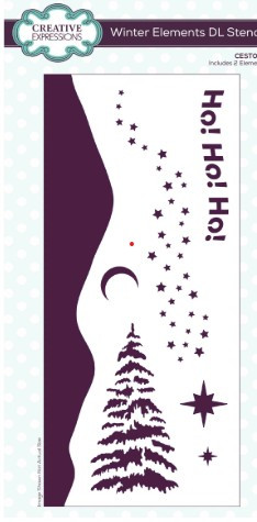 Creative Expressions- DL Stencil Set- Winter Elements