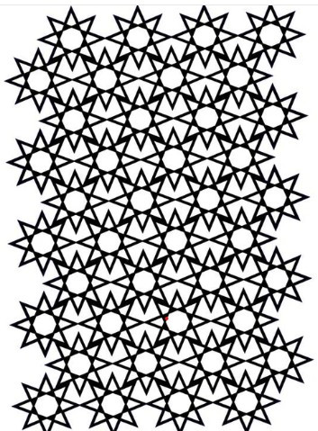 Creative Expressions- Lisa Horton- A5 Stencil- Star Screen